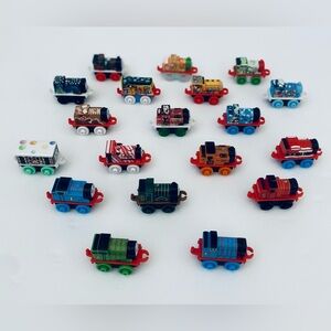 Thomas And Friends Mini Trains Lot of 19 Miniature Push Along Engines